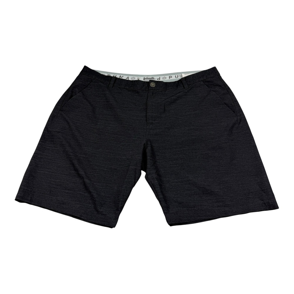 Puma Mens Golf Shorts Black Heather Stretch Activewear 595808-01 Size 40